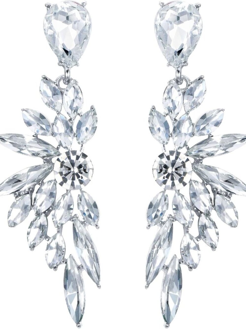 Elegant Women's Dangle Earrings for Weddings, Bridal & Prom - Statement Jewelry